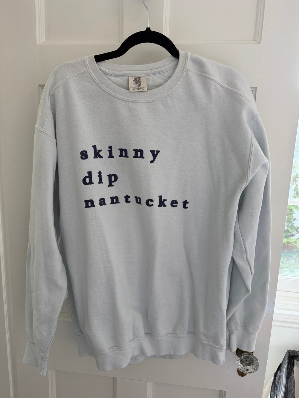 Skinny Dip Nantucket Light Blue Crewneck Sweatshirt